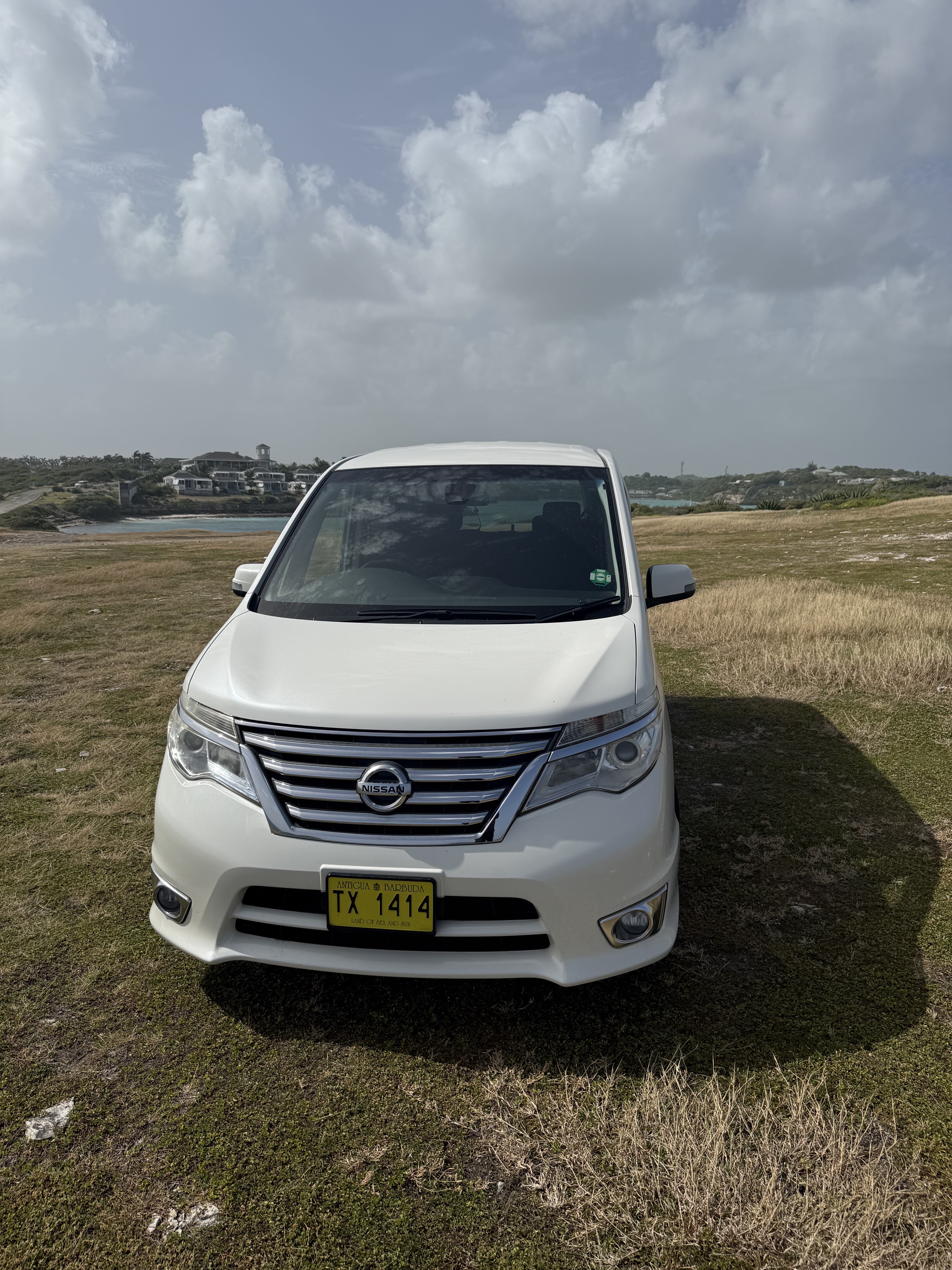 Marcus Gregory's taxi van ready for booking
